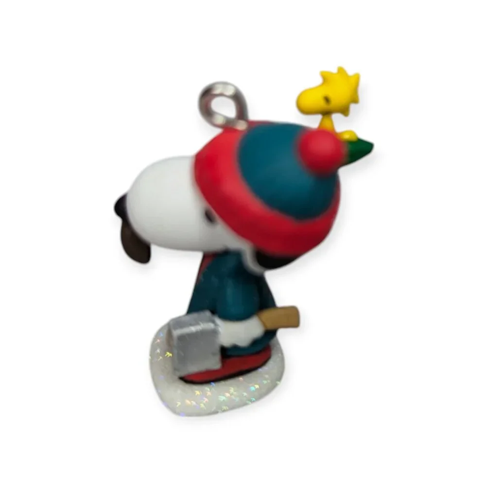 Hallmark Keepsake Miniature Ornament Winter Fun with Snoopy 2021 w/ Original Box